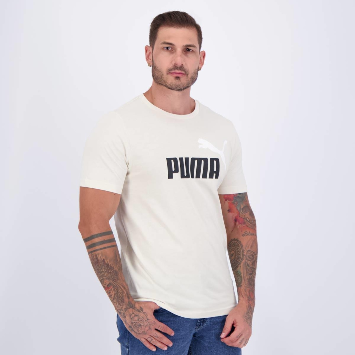 Camiseta Puma Ess + 2 Col - Masculina - Foto 2