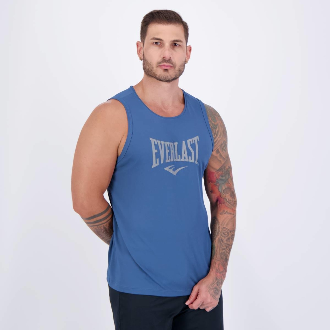 Camiseta Regata Everlast Petróleo - Masculina - Foto 2