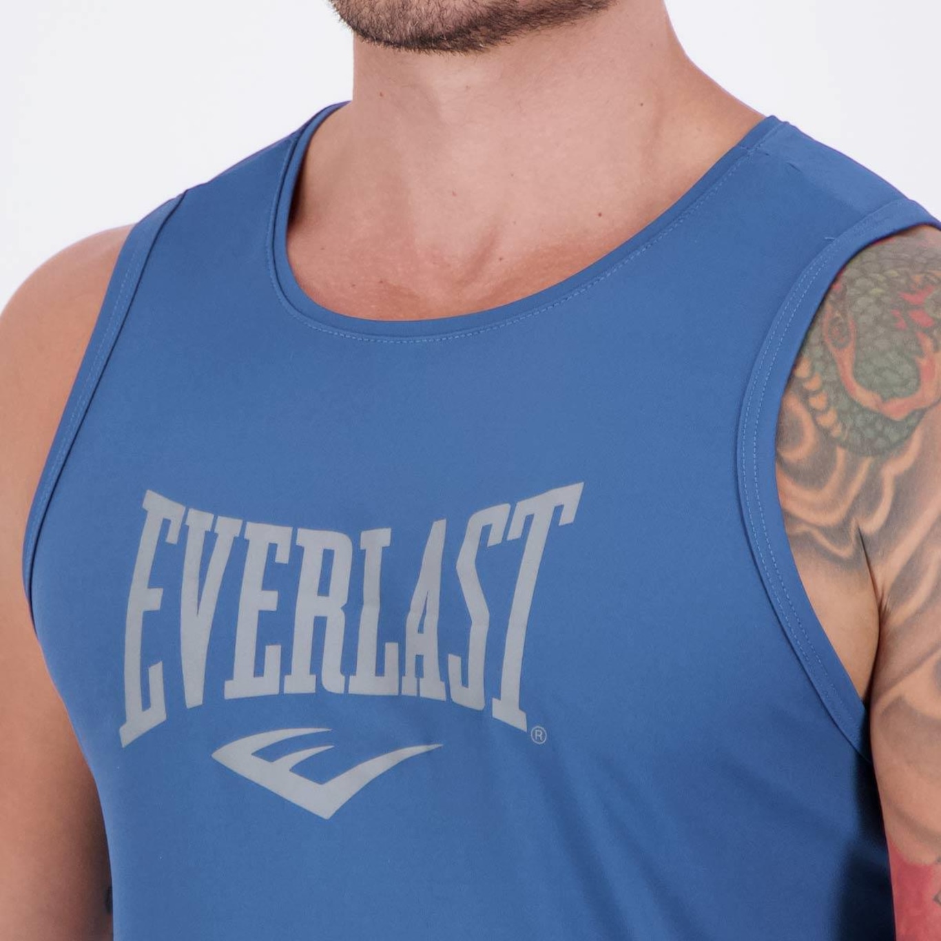 Camiseta Regata Everlast Petróleo - Masculina - Foto 5