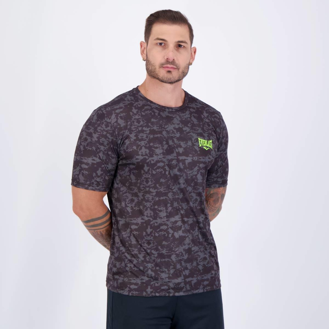 Camiseta Everlast Camuflada - Masculina - Foto 2