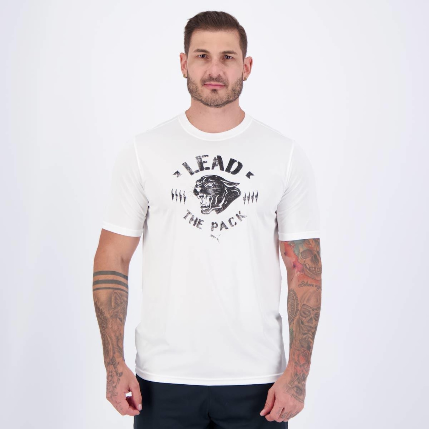 Camiseta Puma Running Lead The Pack - Masculina - Foto 1