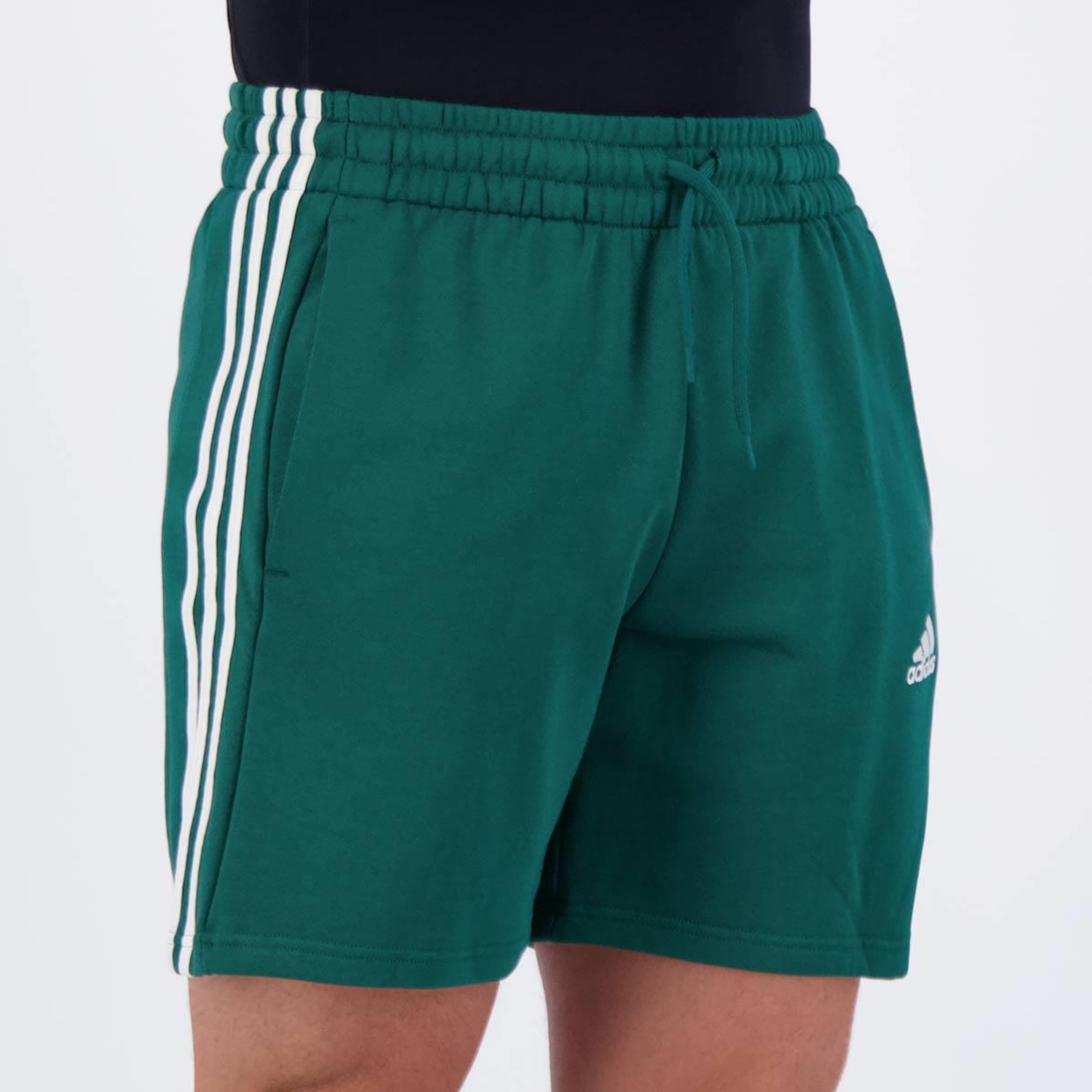 Bermuda adidas 3 Stripes French Terry - Masculina - Foto 2