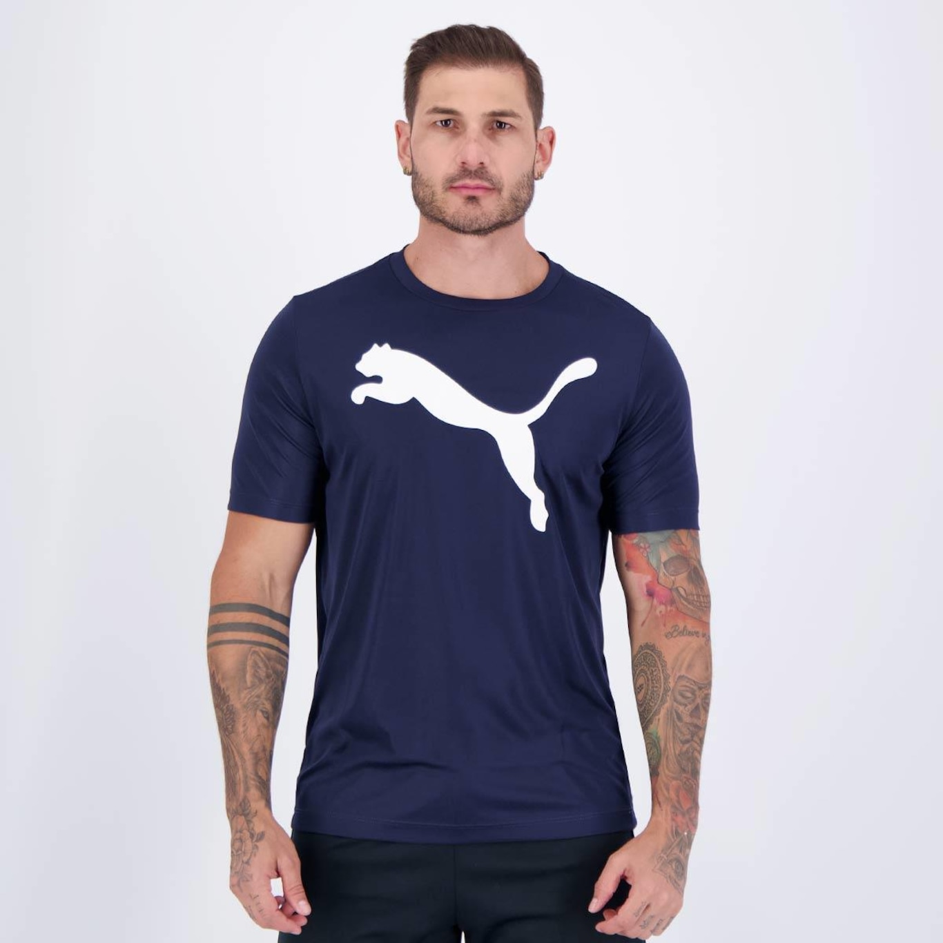 Camiseta Puma Active Big Logo - Masculina - Foto 1