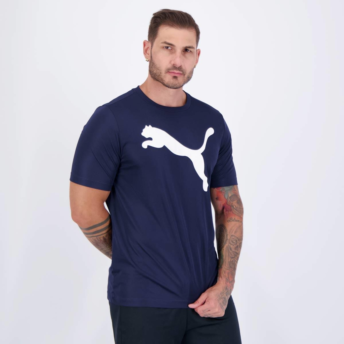 Camiseta Puma Active Big Logo - Masculina - Foto 2