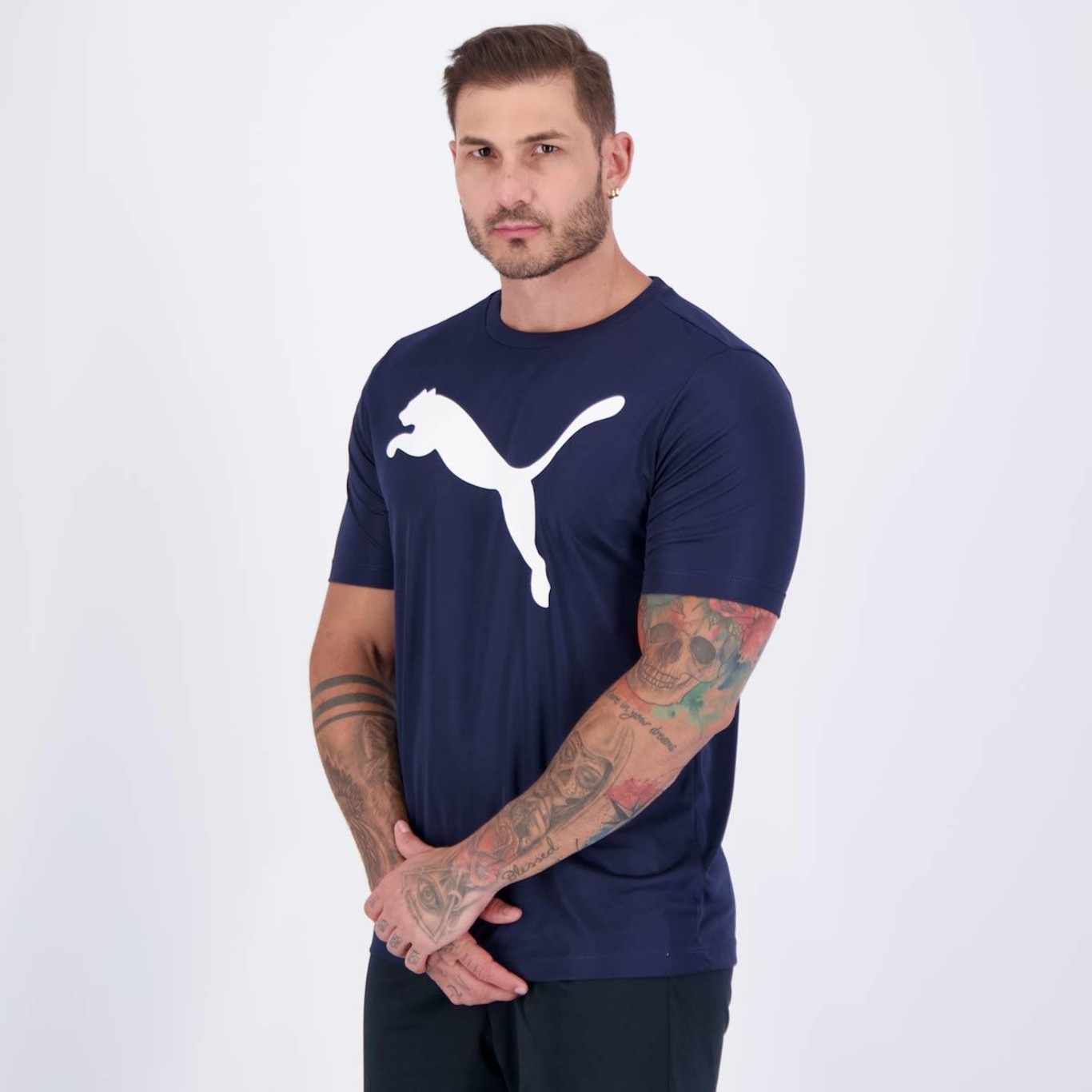 Camiseta Puma Active Big Logo - Masculina - Foto 3