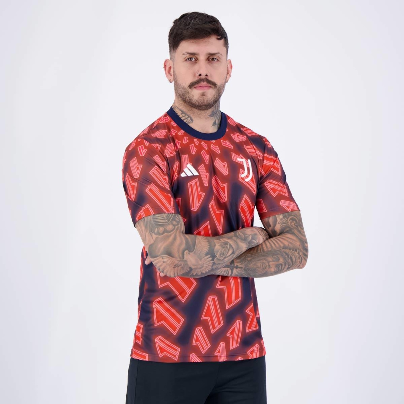 Camisa do Juventus 2025 adidas Pré Jogo - Masculina - Foto 2