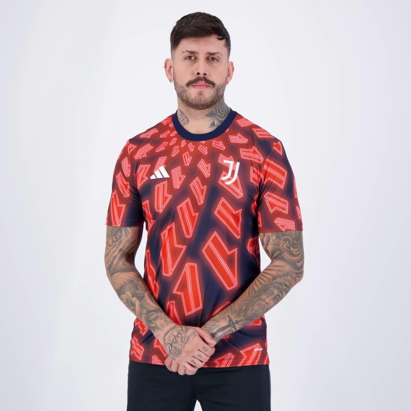 Camisa do Juventus 2025 adidas Pré Jogo - Masculina - Foto 3