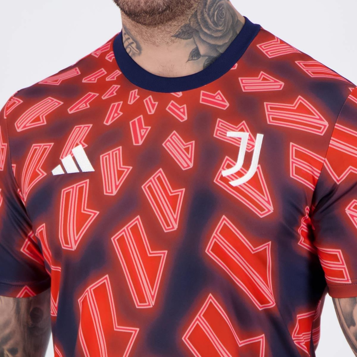 Camisa do Juventus 2025 adidas Pré Jogo - Masculina - Foto 5