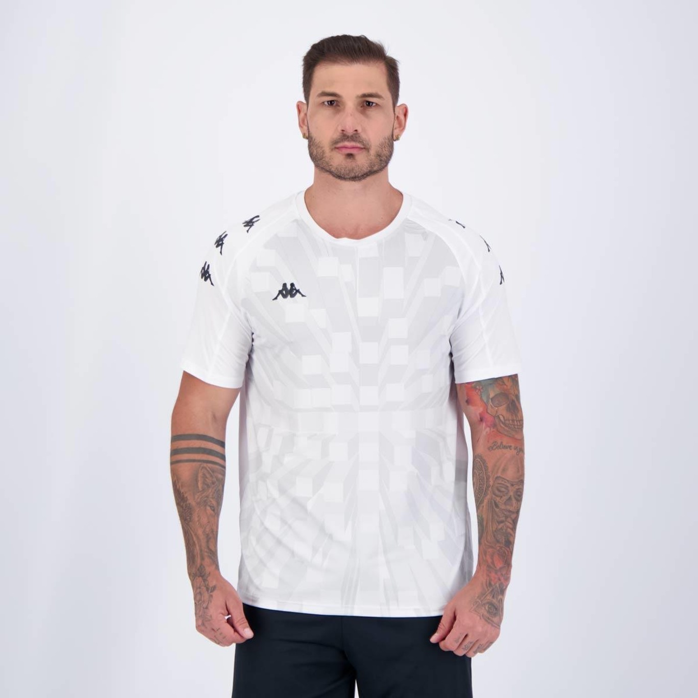 Camiseta Kappa Patchett - Masculina - Foto 1