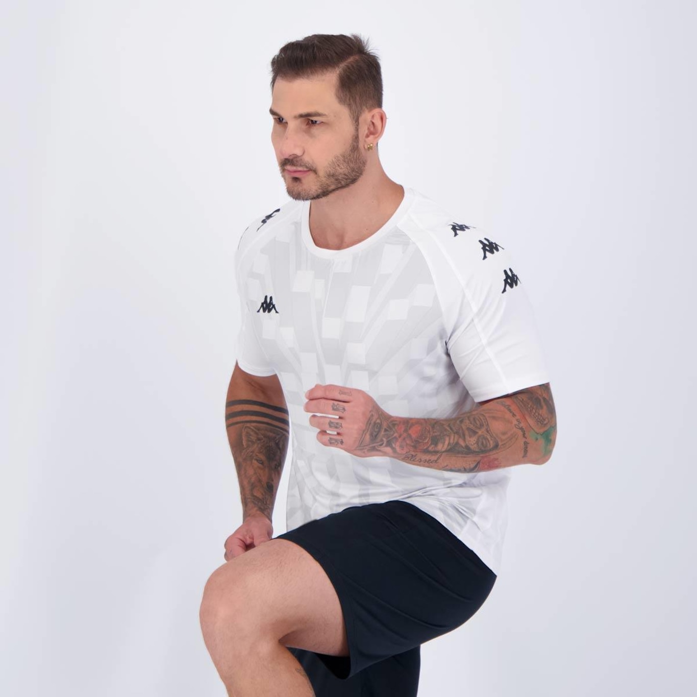 Camiseta Kappa Patchett - Masculina - Foto 6