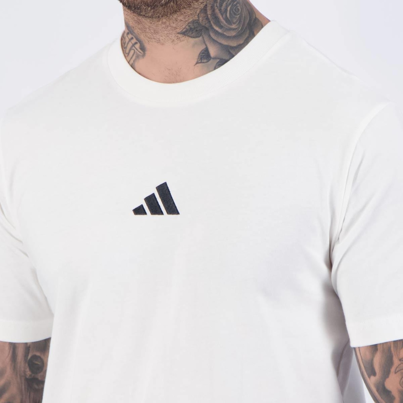 Camiseta adidas 3S Logo - Masculina - Foto 5