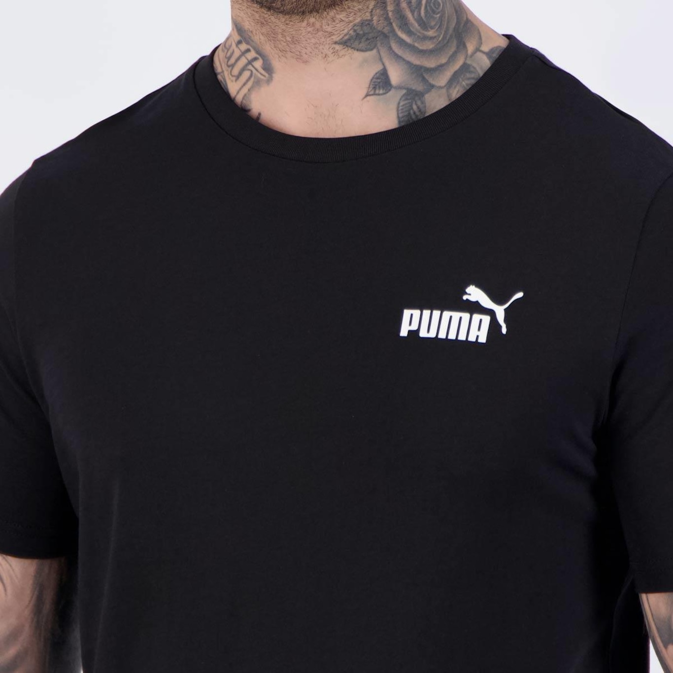 Camiseta Puma Ess+ Tape - Masculina - Foto 5