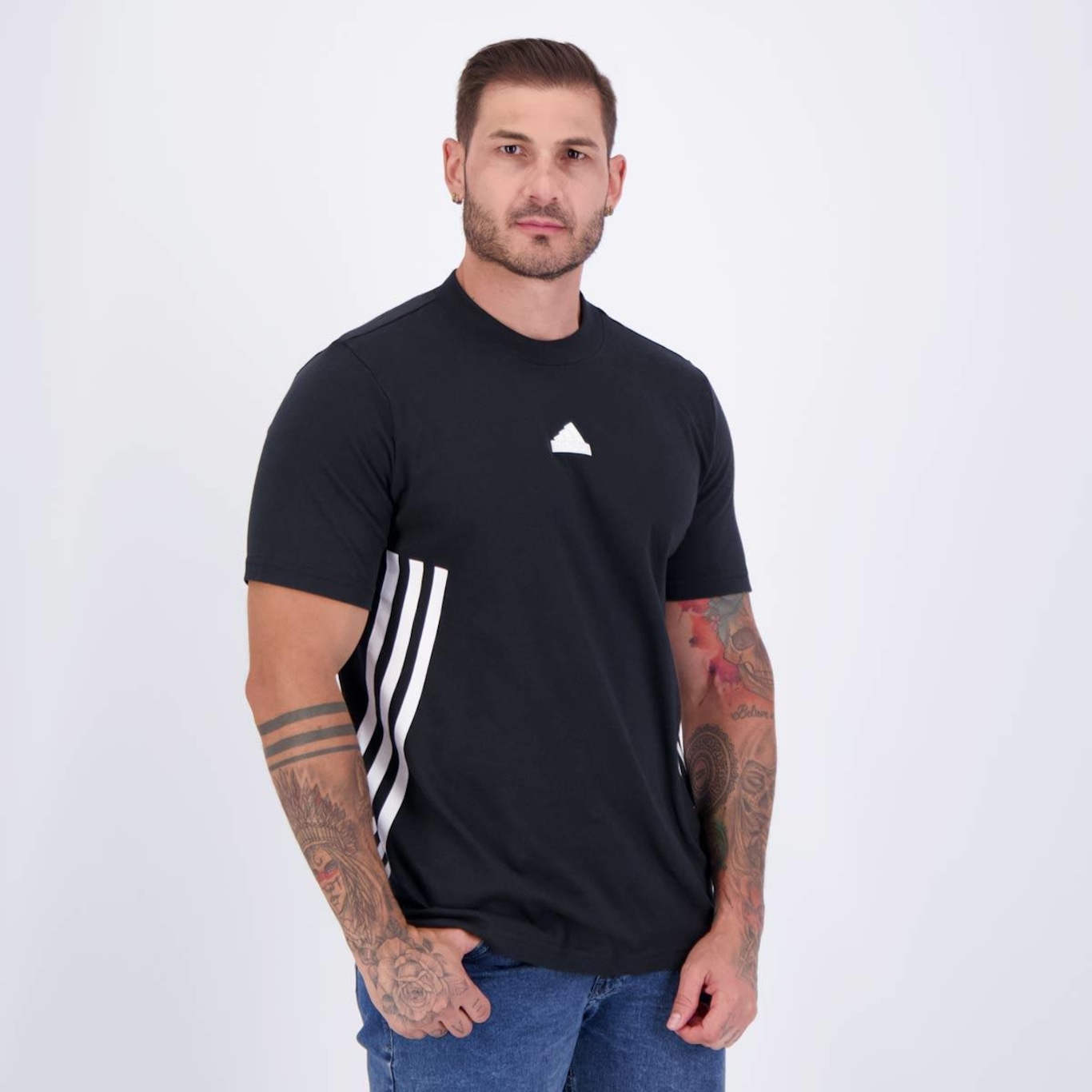 Camiseta adidas Future Icons 3S - Masculina - Foto 2