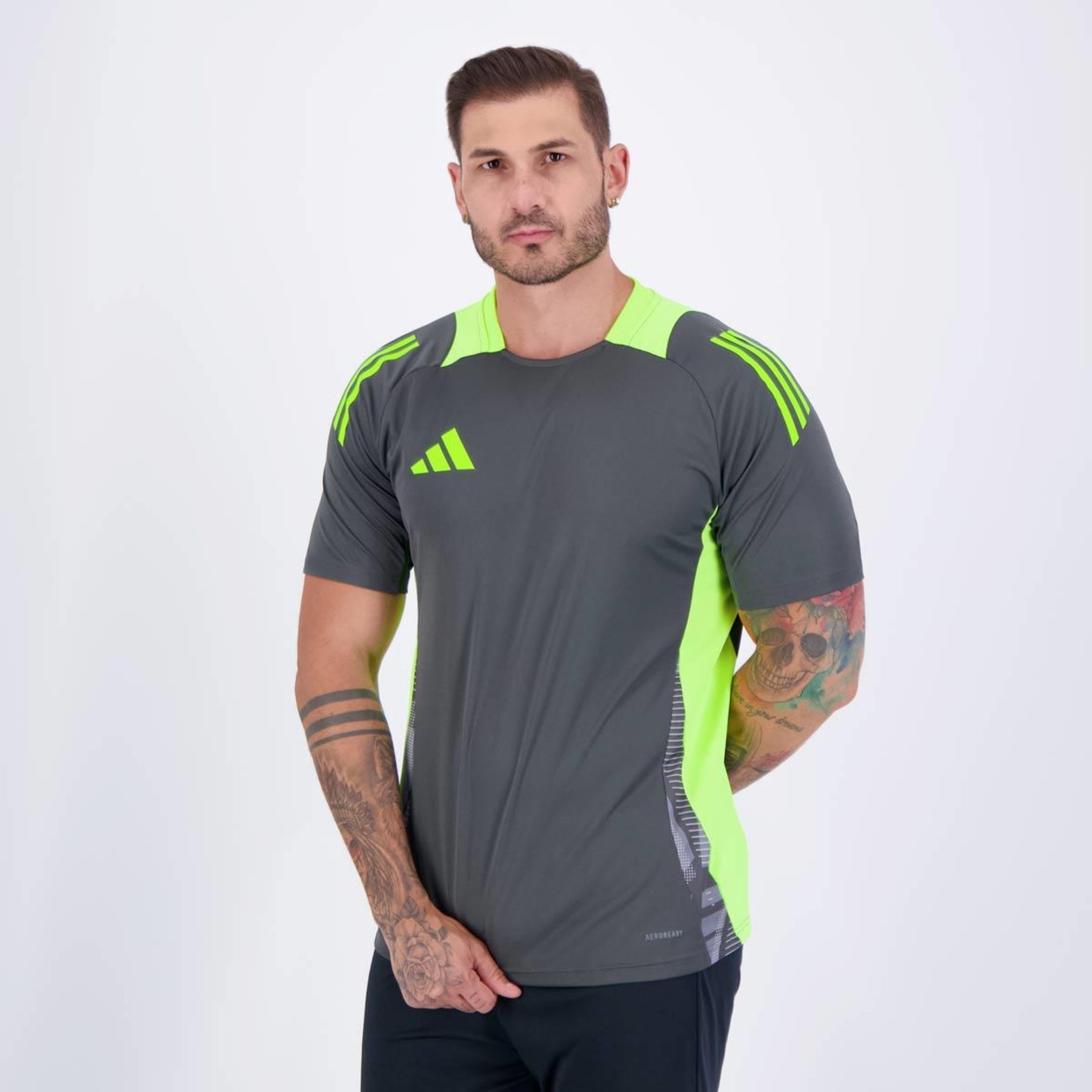 Camisa adidas Treino Tiro 24 Competition - Masculina - Foto 3