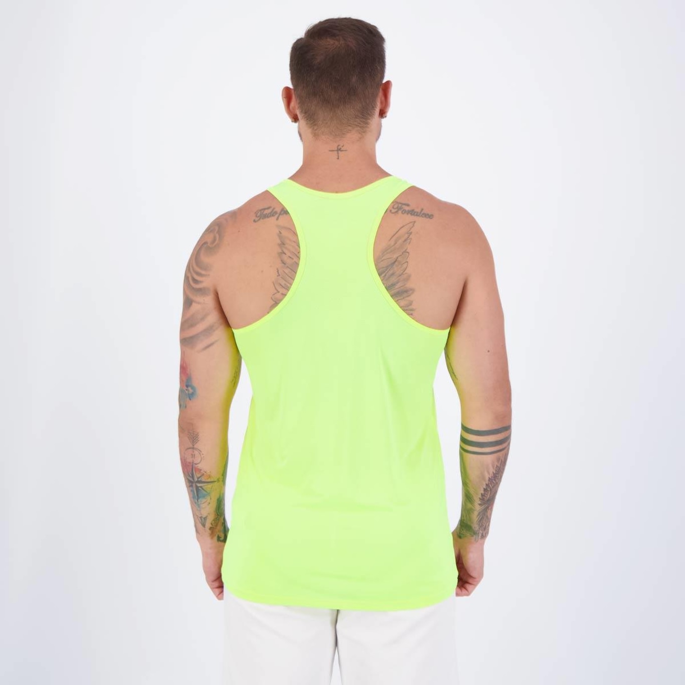 Camiseta Regata Reebok Workout Tank Amarela - Foto 4