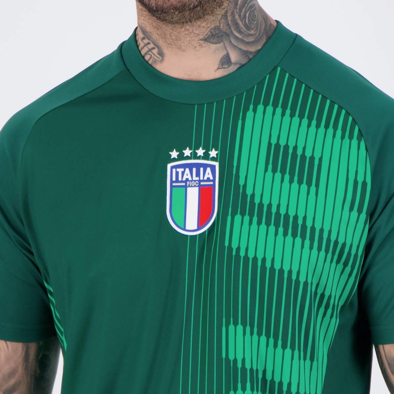 Camisa Itália 2025 adidas Pré-Jogo - Masculina - Foto 5