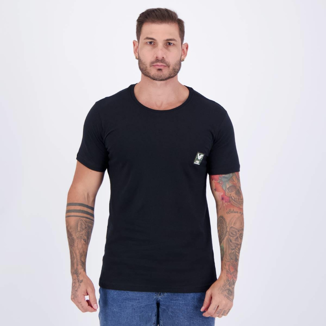 Camiseta Vibe Casual Masculina - Foto 1