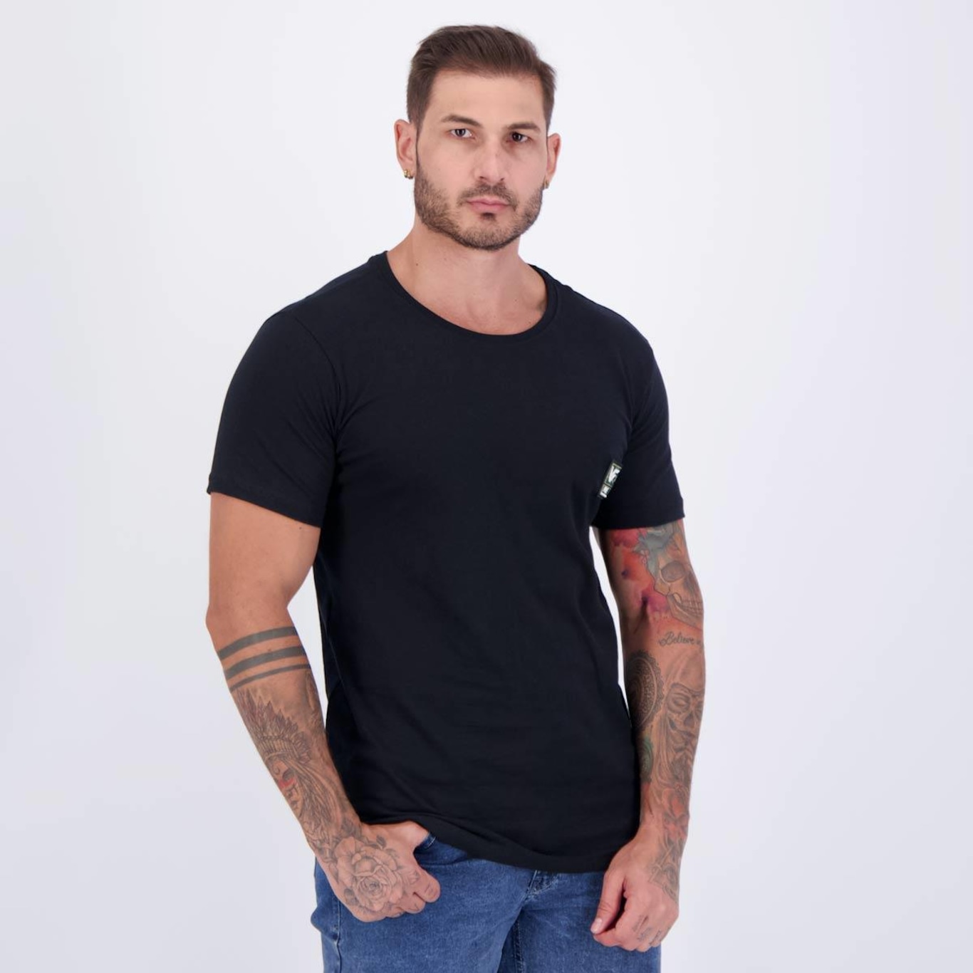 Camiseta Vibe Casual Masculina - Foto 2