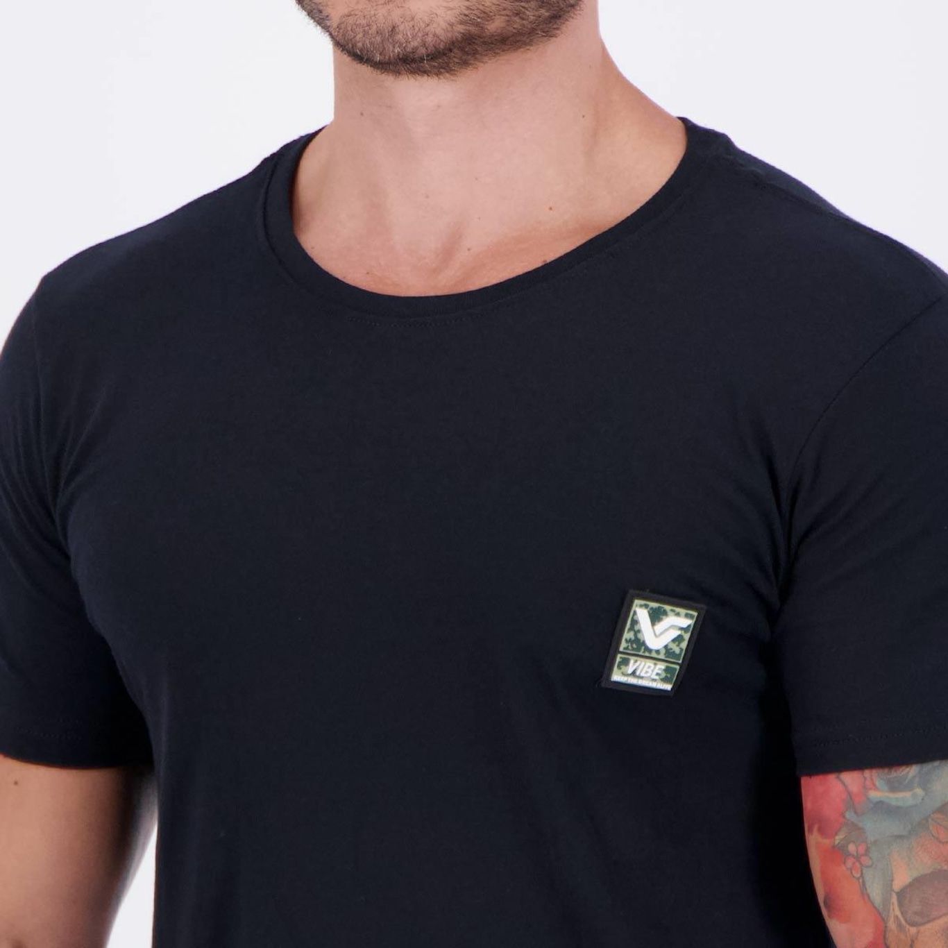 Camiseta Vibe Casual Masculina - Foto 5