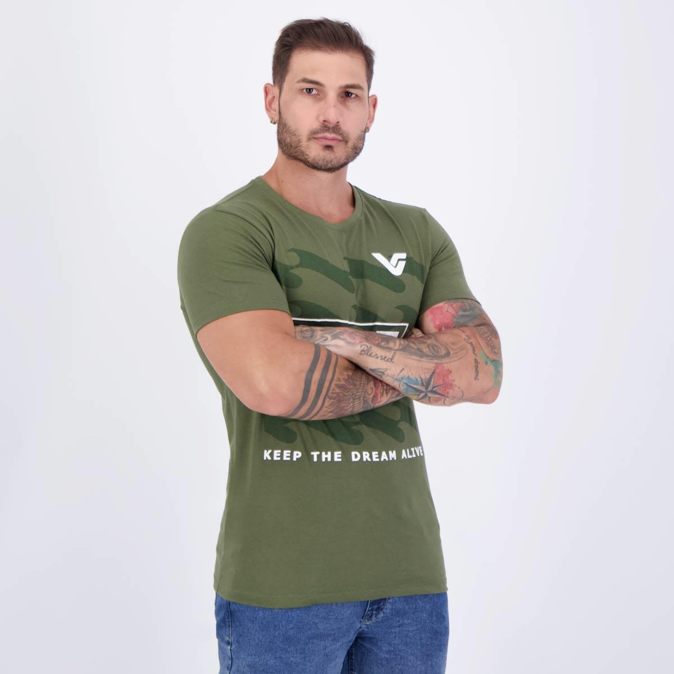 Camiseta Vibe Casual Masculina - Foto 2