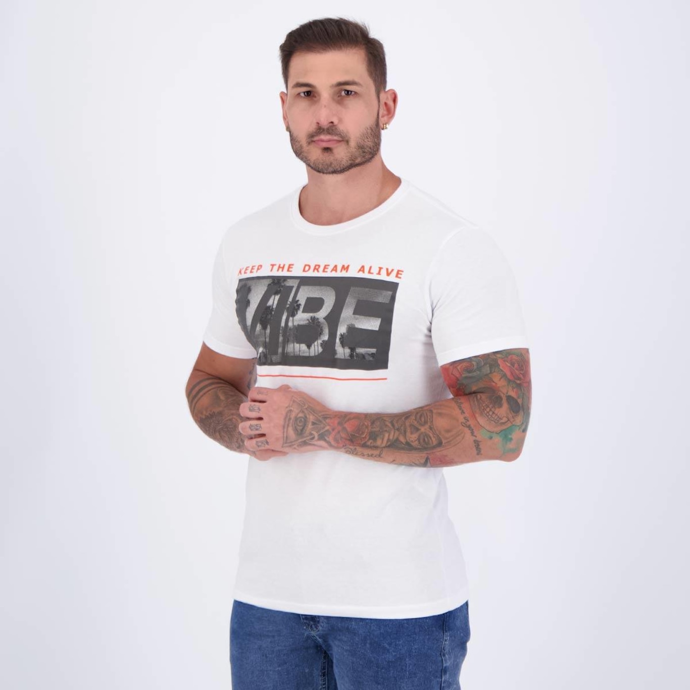 Camiseta Vibe Básica - Masculina - Foto 3