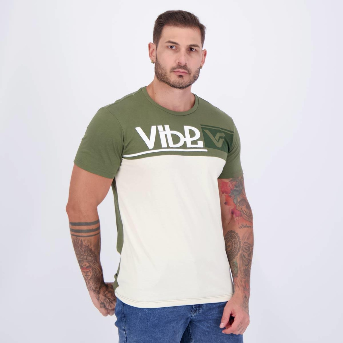 Camiseta Vibe Casual Masculina - Foto 2