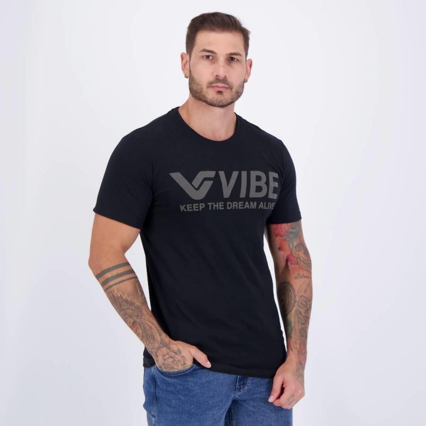 Camiseta Vibe Basic - Masculina - Foto 2