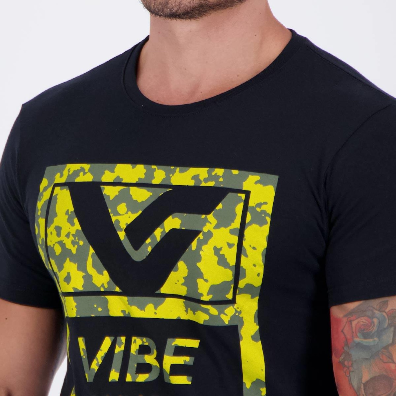 Camiseta Vibe Casual Masculina - Foto 5