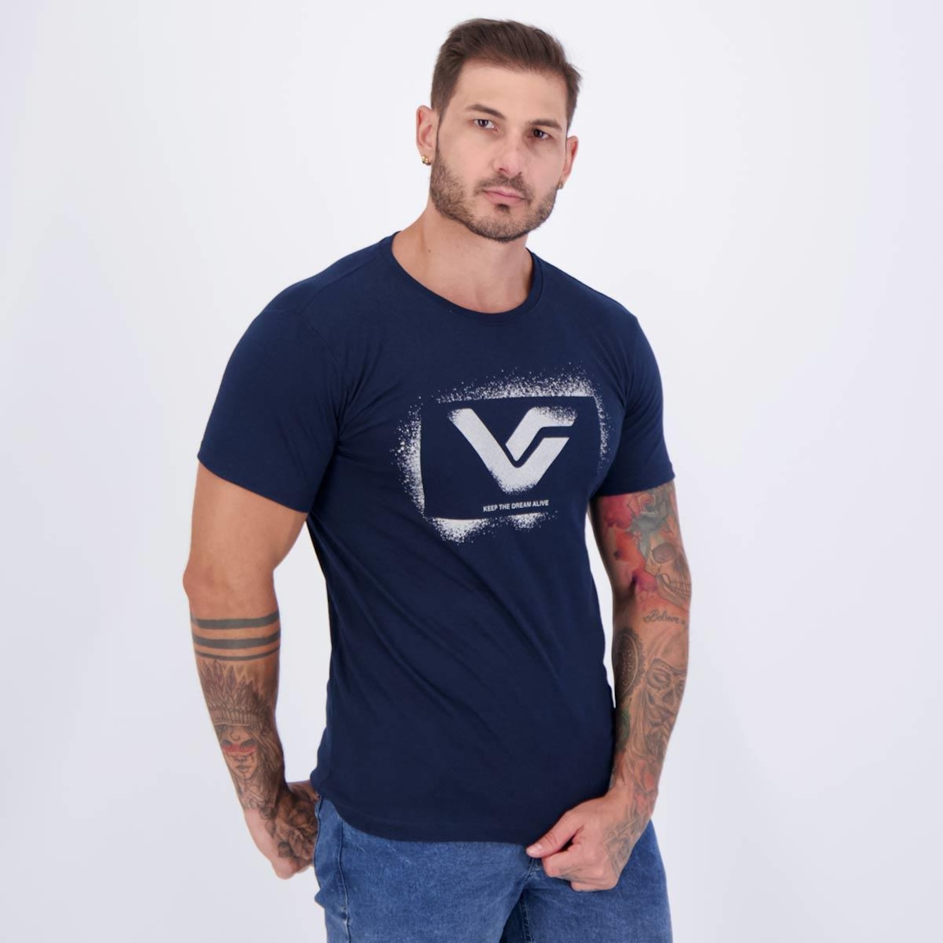 Camiseta Vibe Casual Masculina - Foto 2