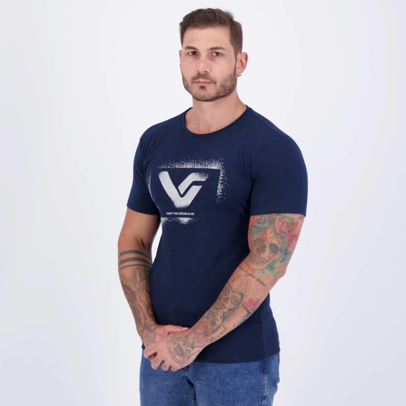 Camiseta Vibe Casual Masculina - Foto 3