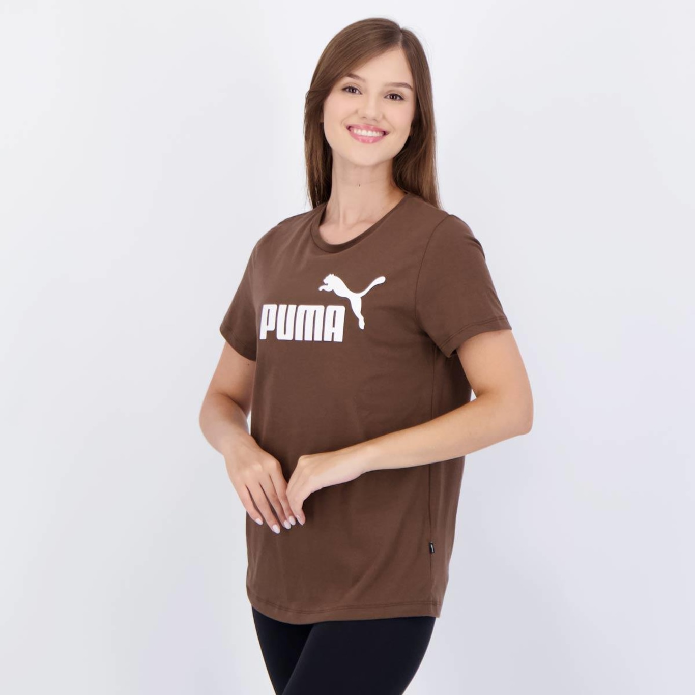 Camiseta Puma Ess Logo Tee - Feminina - Foto 3