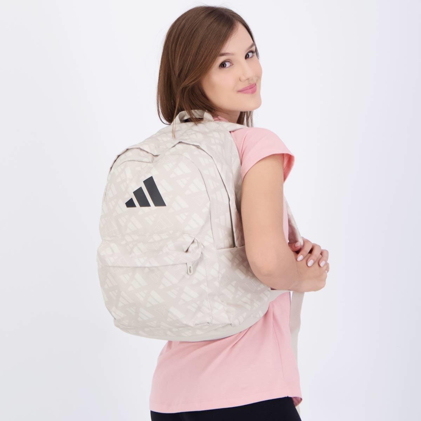 Mochila adidas Clássica Monograma - Adulto - Foto 1