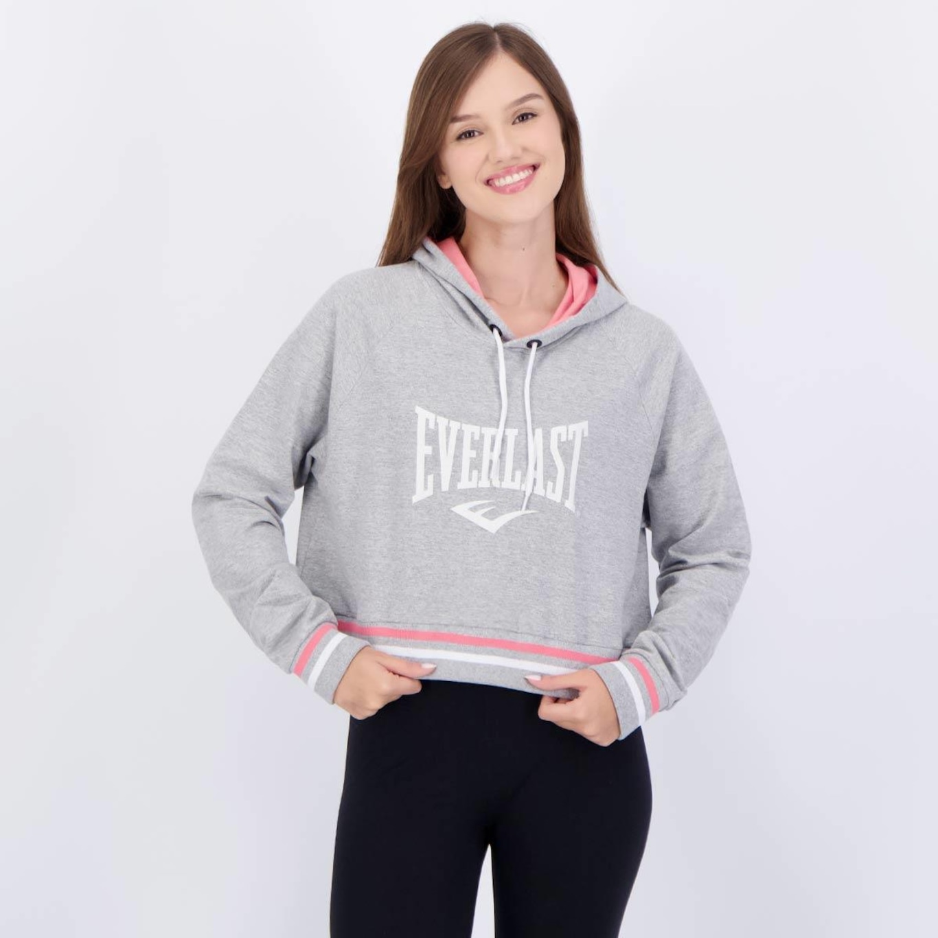 Moletom Cropped Everlast - Feminino - Foto 1