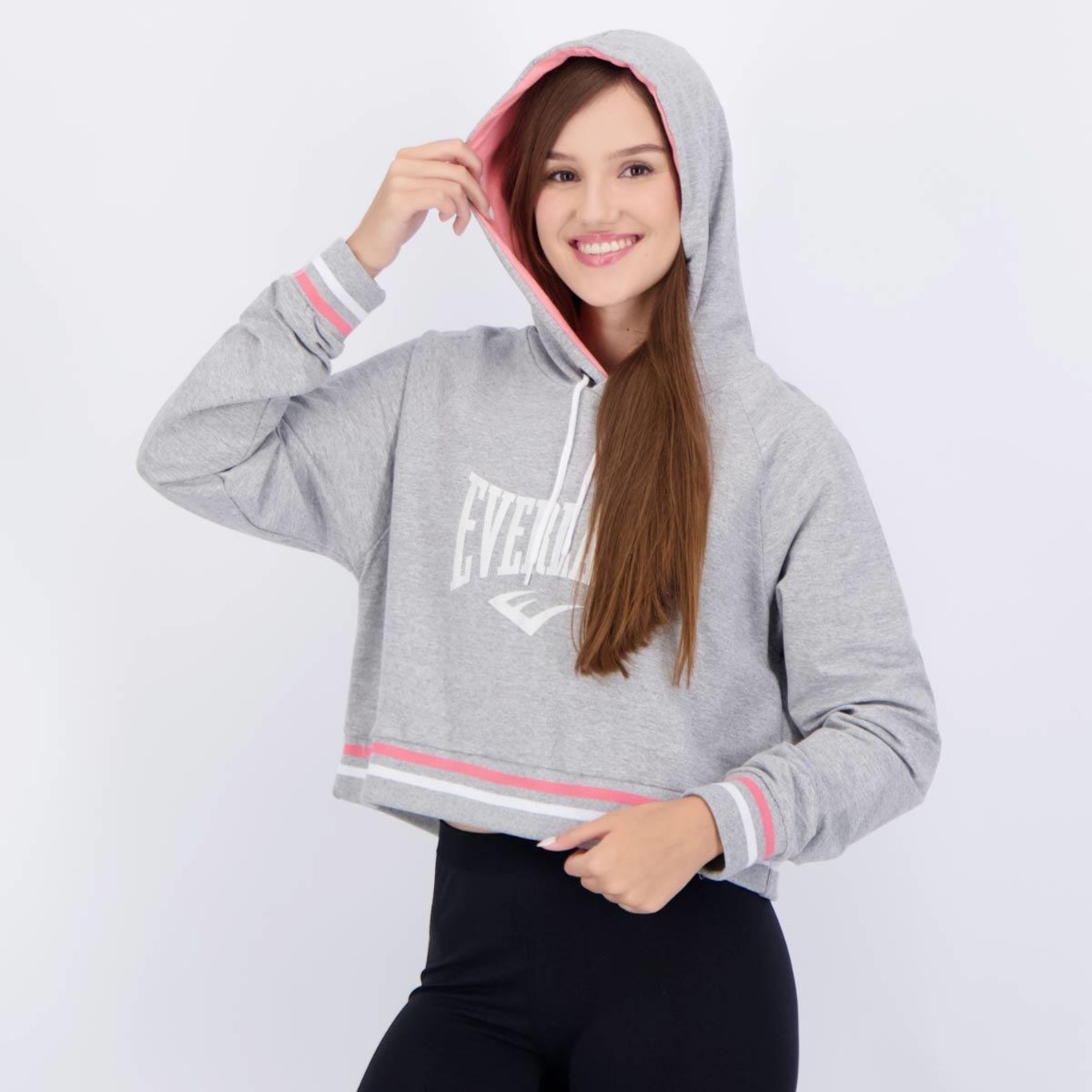 Moletom Cropped Everlast - Feminino - Foto 3