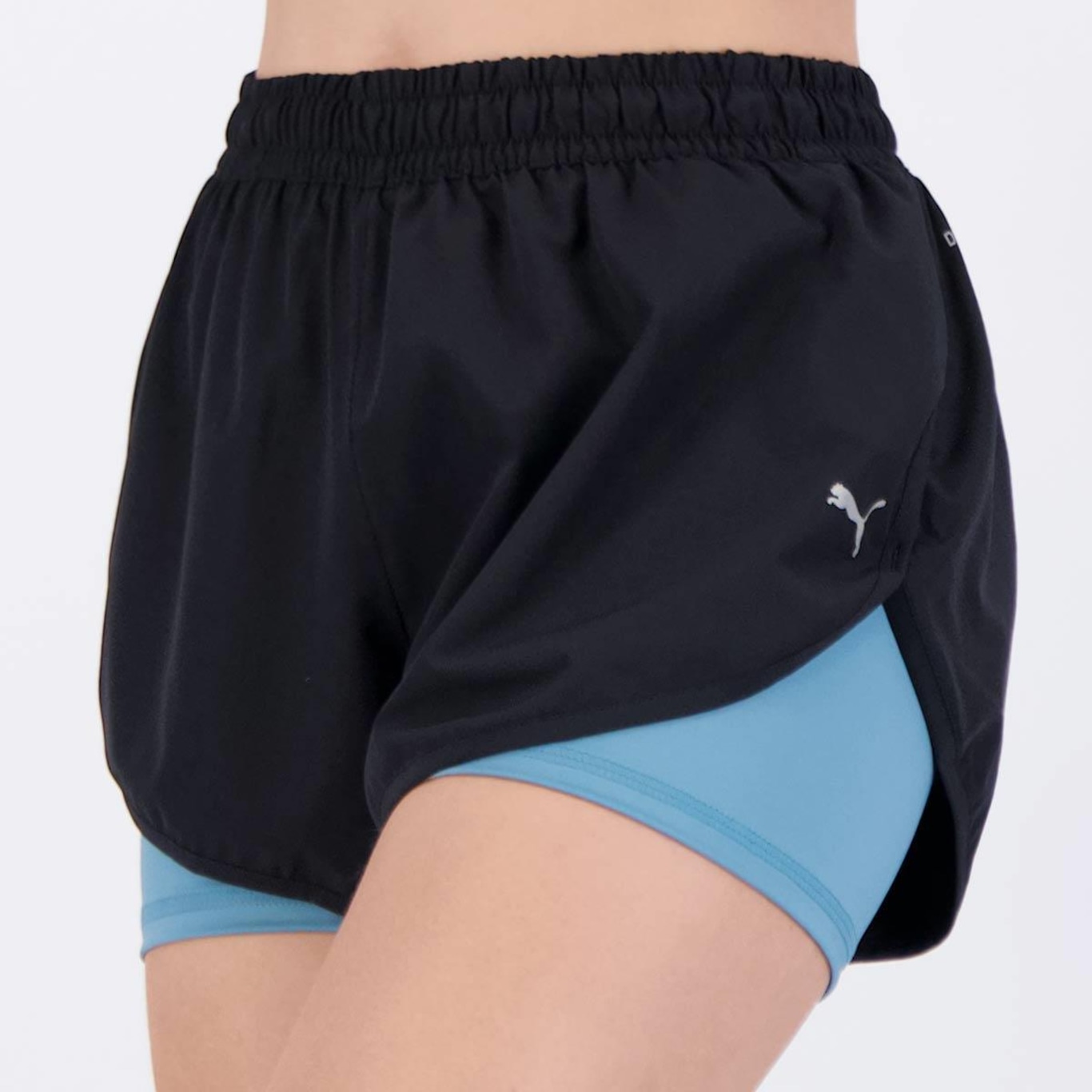 Shorts Puma 2 em 1 - Feminino - Foto 1