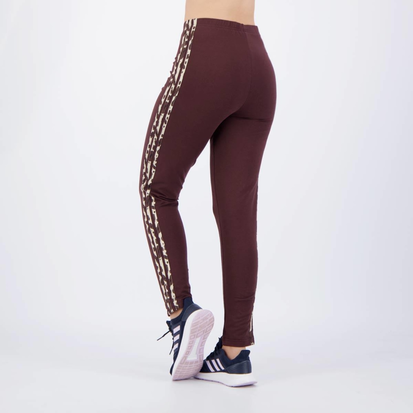 Calça Legging adidas 3S Animal Print - Feminina - Foto 3