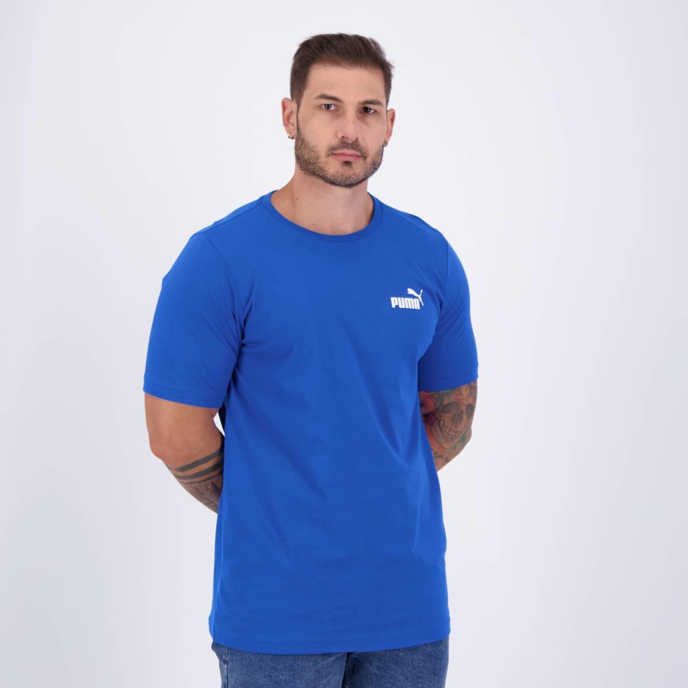 Camiseta Puma Ess Small Logo - Masculina - Foto 2