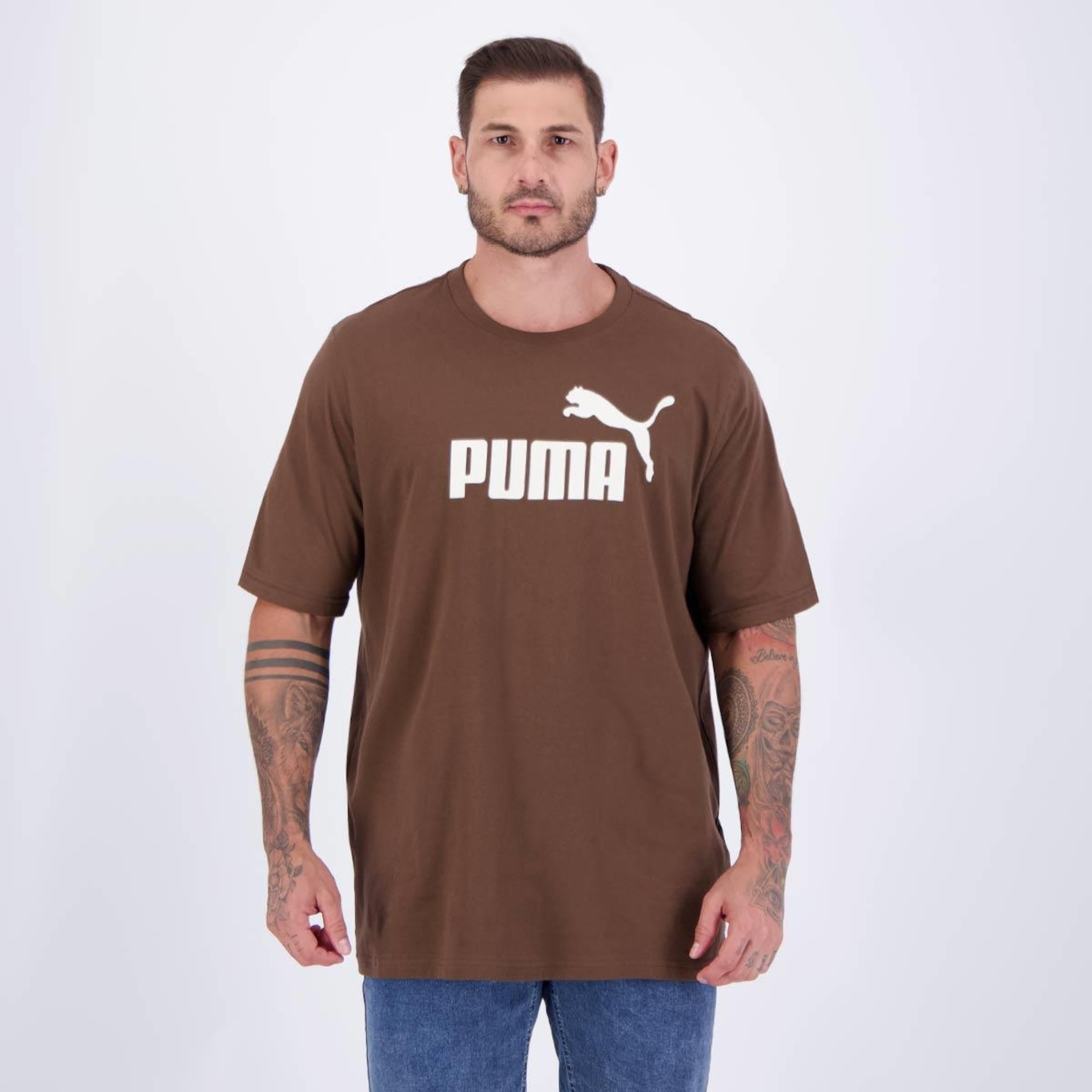 Camiseta Puma Ess Logo - Masculina - Foto 1