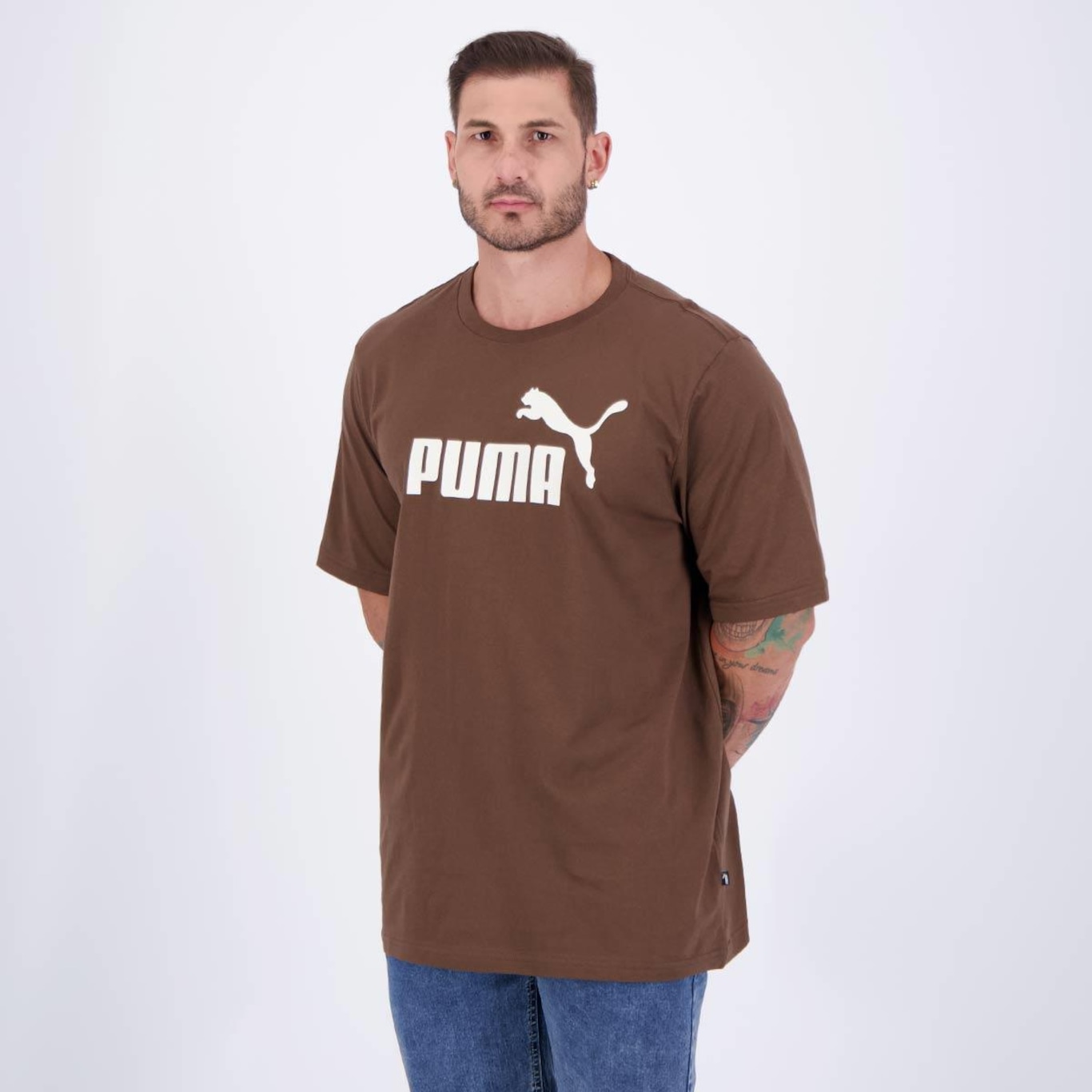 Camiseta Puma Ess Logo - Masculina - Foto 2