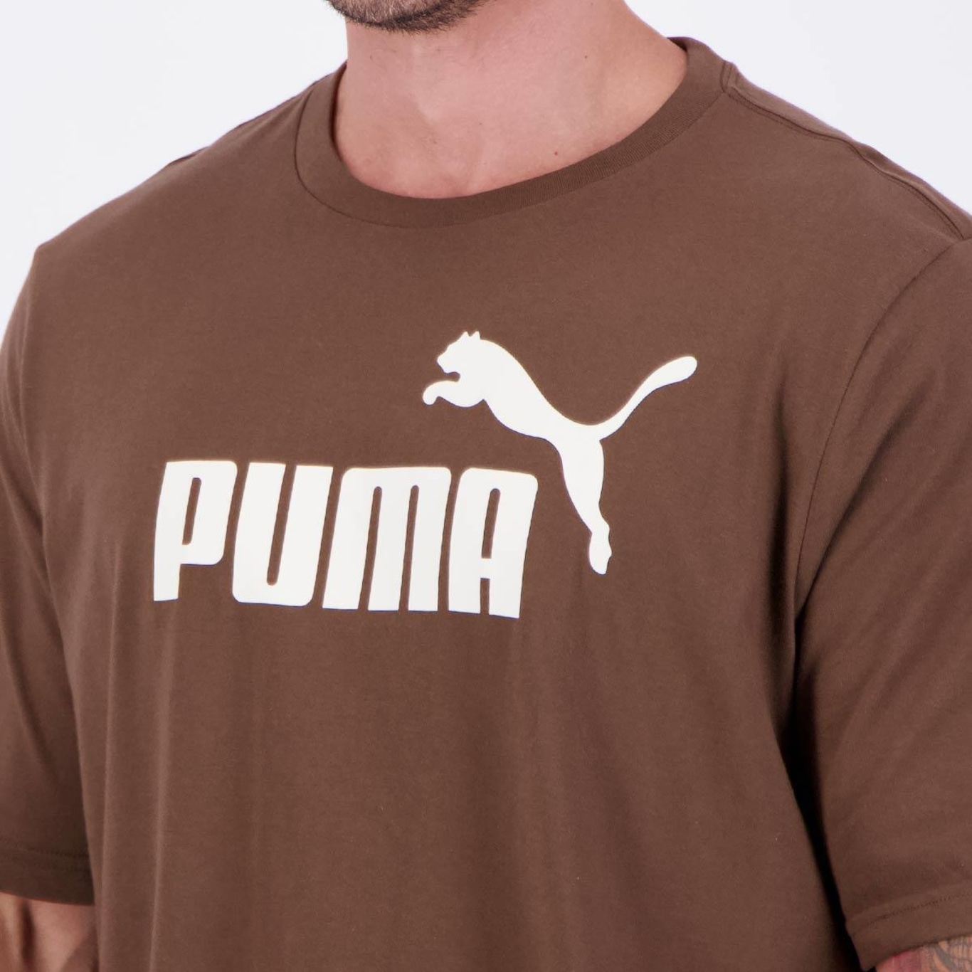 Camiseta Puma Ess Logo - Masculina - Foto 4