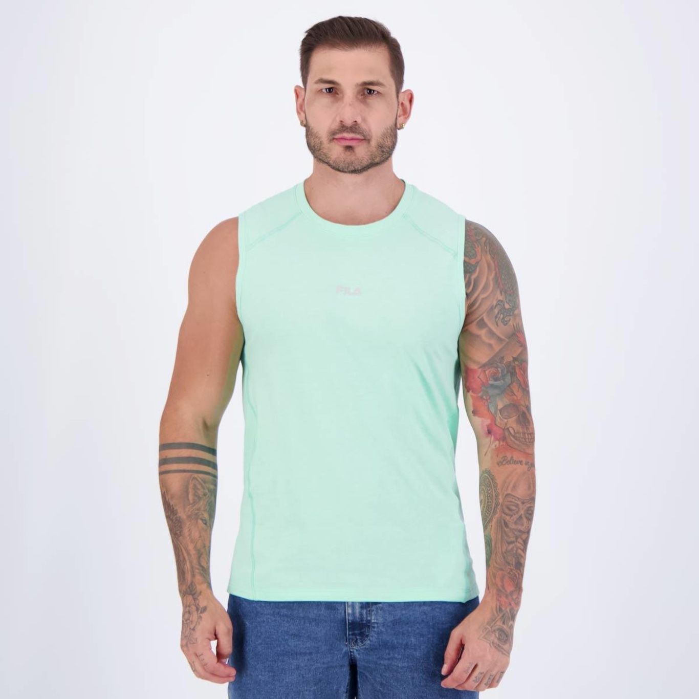 Camiseta Regata Fila Essential Floating - Masculina - Foto 1