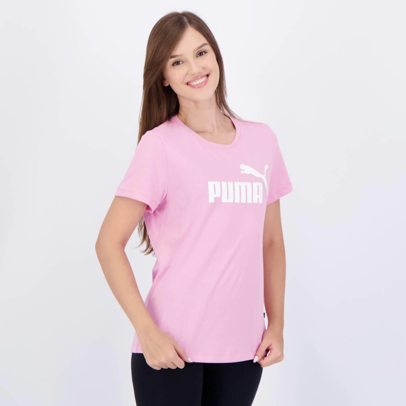 Camiseta Puma Ess Logo Tee - Feminina - Foto 2