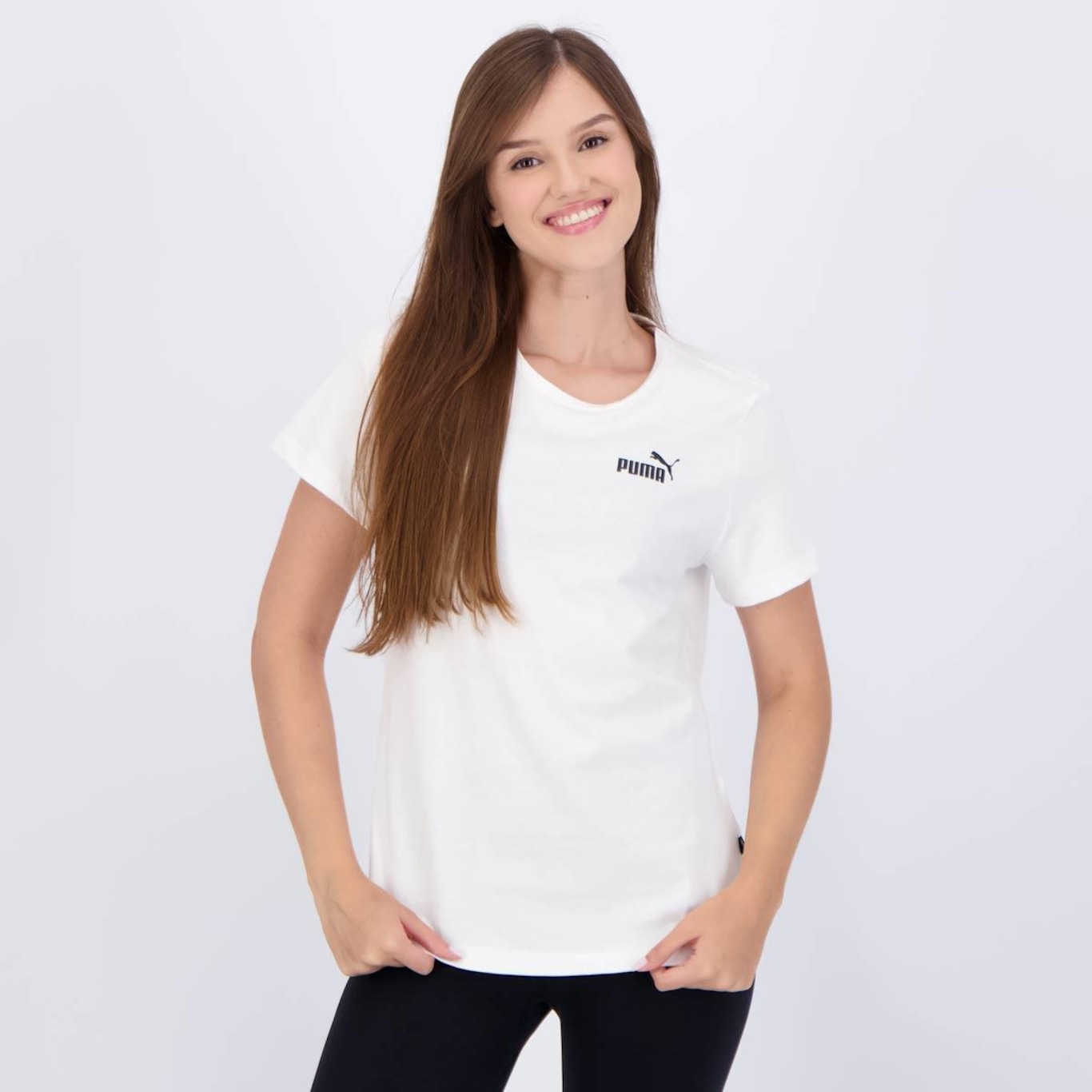 Camiseta Puma Ess Small Logo W - Feminina - Foto 1