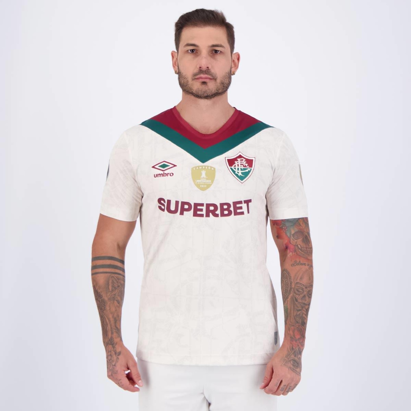 Camisa do Fluminense Iii 2024 Umbro Patch Libertadores - Masculina - Foto 1