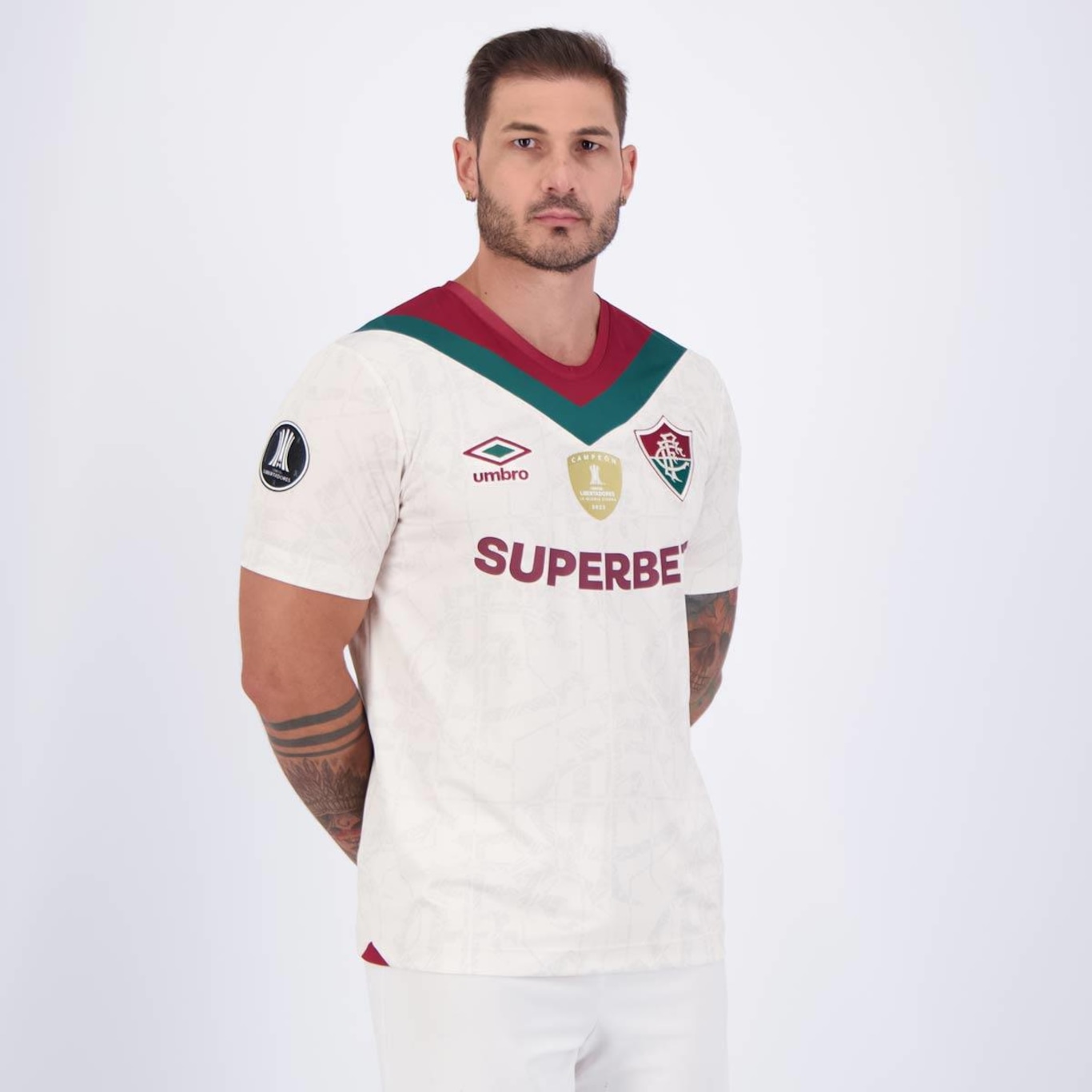 Camisa do Fluminense Iii 2024 Umbro Patch Libertadores - Masculina - Foto 2