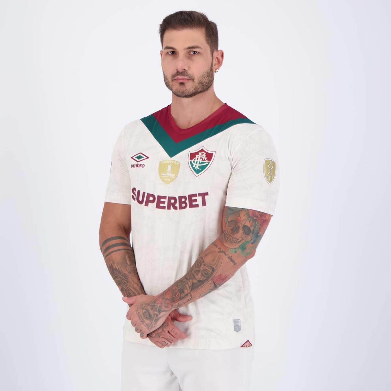 Camisa do Fluminense Iii 2024 Umbro Patch Libertadores - Masculina - Foto 3