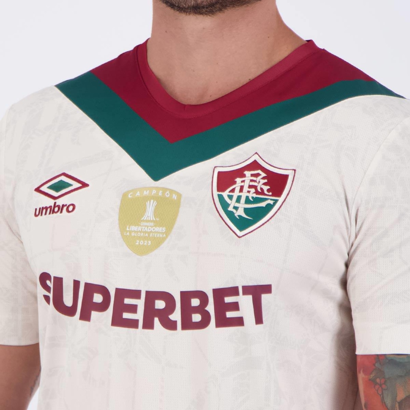 Camisa do Fluminense Iii 2024 Umbro Patch Libertadores - Masculina - Foto 5