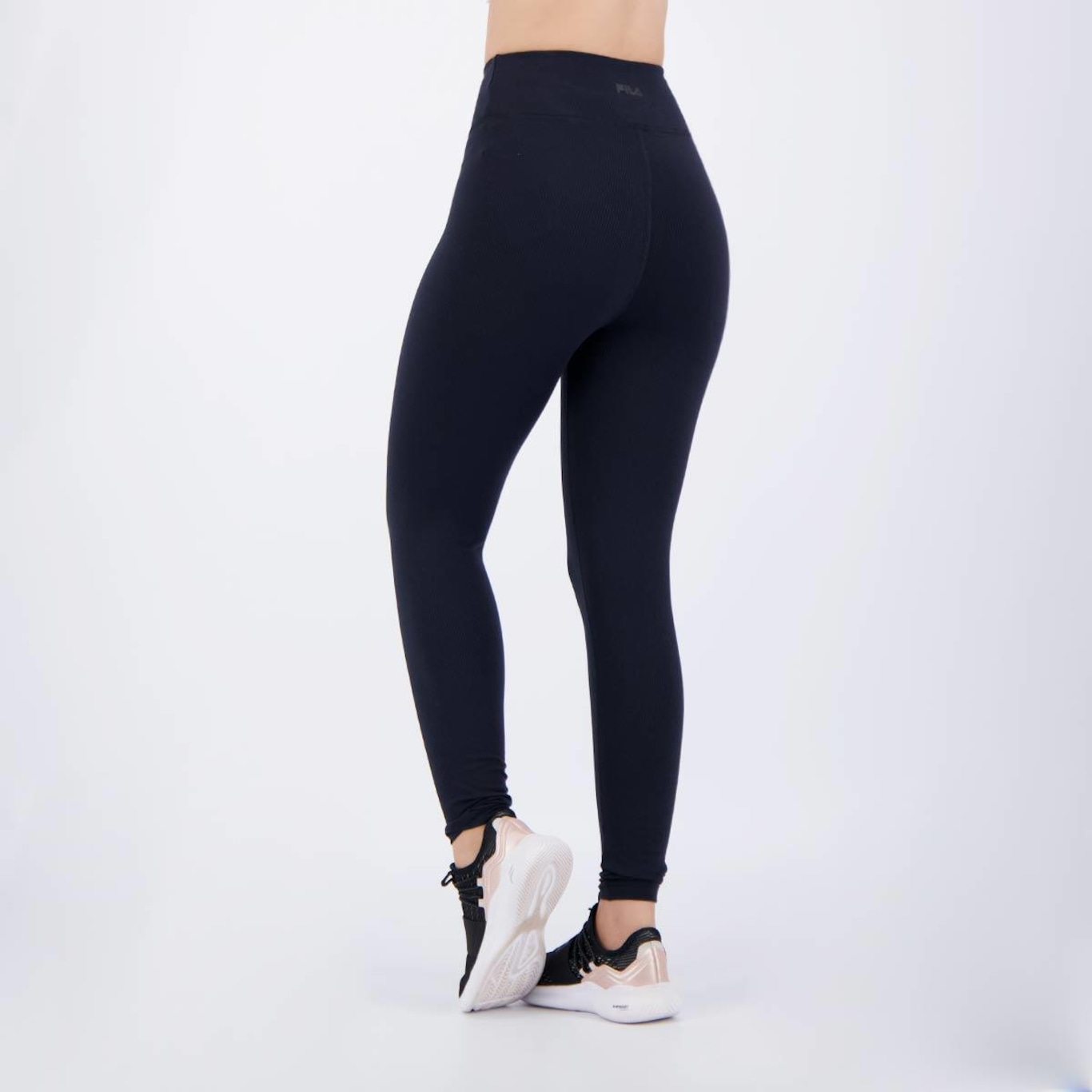 Calça Legging Fila Life Ribbed - Feminina - Foto 3