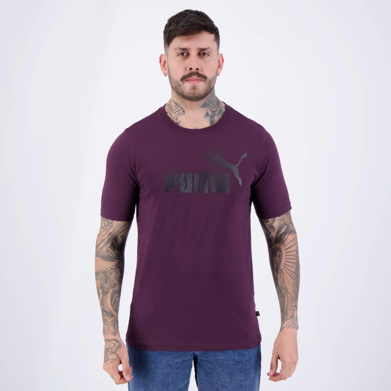 Camiseta Puma Ess Logo - Masculina - Foto 1