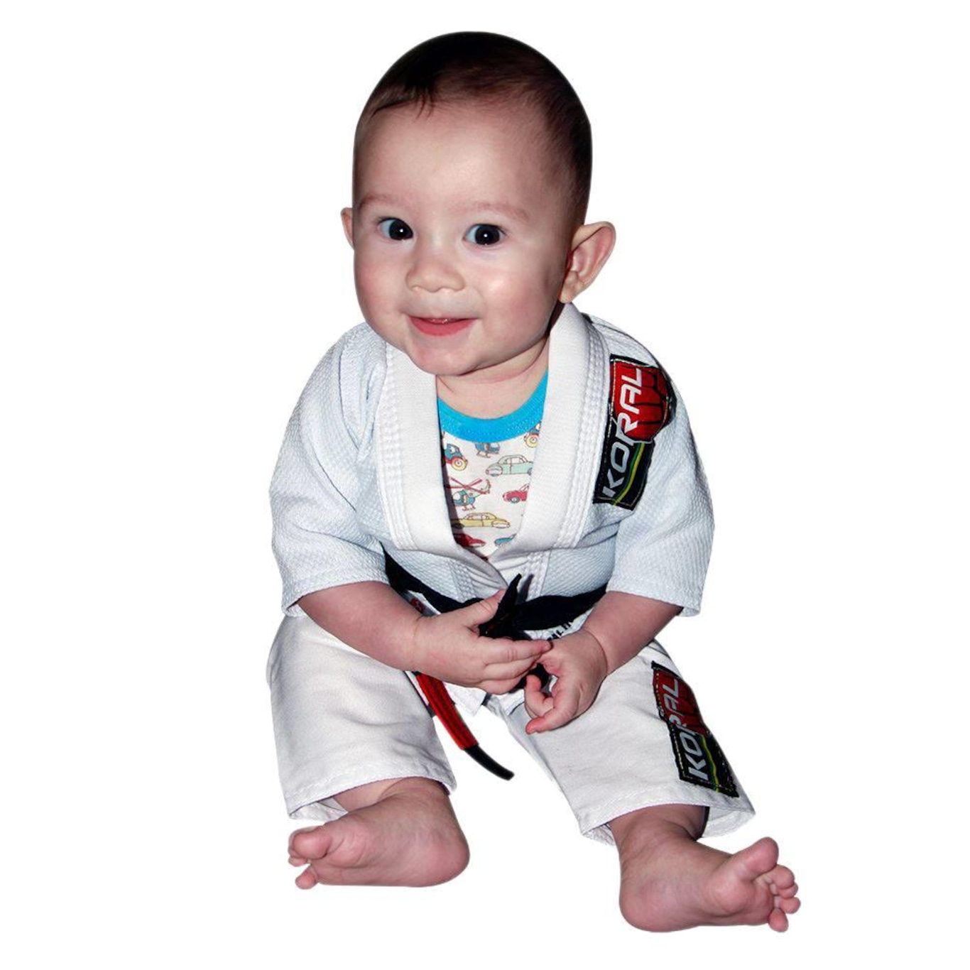 Kimono Jiu Jitsu Baby Koral Infantil - Foto 1